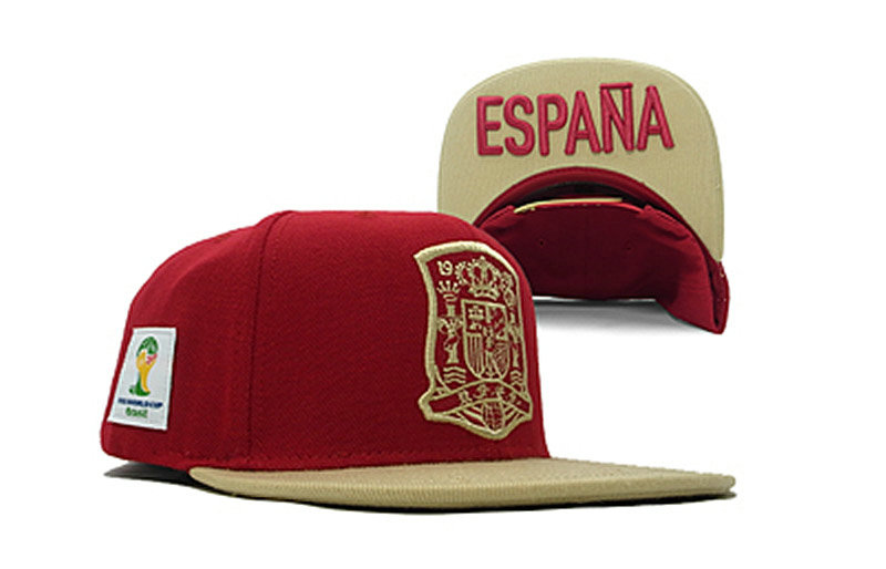 Adidas Espana 2014 World Cup Federation Snapback Hat GF 0701